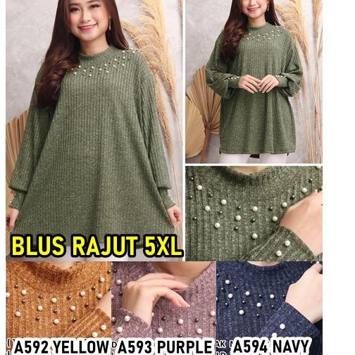 ✩ JUNE ATASAN JUMBO/BAJU JUMBO/KAOS JUMBO IMPORT/ATASAN JUMBO IMPORT RAJUT PREMIUM LD 120-150cm ♣