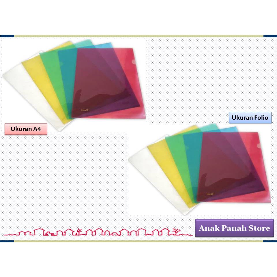 

Map Bening / Clear Sleeves Merk Sika ( isi 12 lbr )