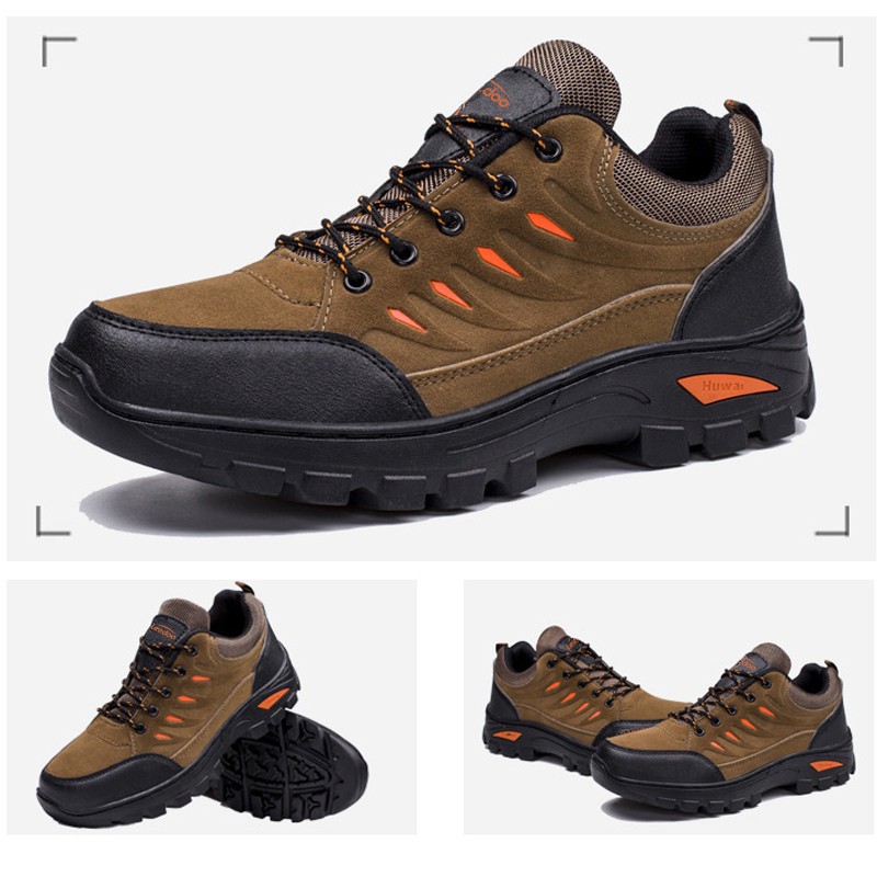 Mainland Sepatu Hiking Sepatu Gunung Olahraga Pria Tahan Air Luar Ruangan Non-Slip Shoes SP101-A