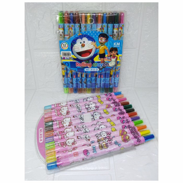 

Hari Ini Krayon Putar Motif Karakter Rolling Crayon 12 Colors Hot Sale