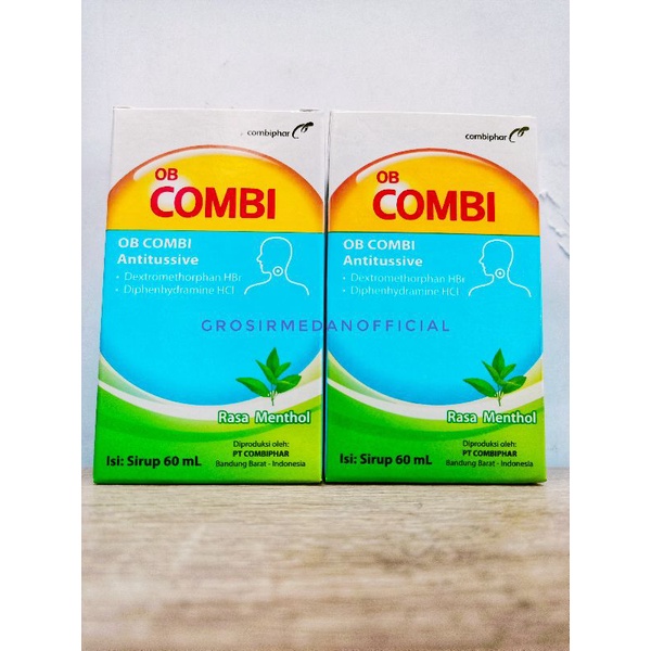 OB COMBI ANTITUSSIVE MENTHOL - OBH COMBI BATUK KERING