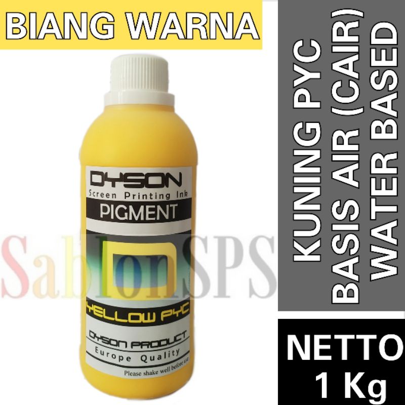 BIANG WARNA KUNING PYC PIGMENT YELLOW PYC 1kg CAT SABLON