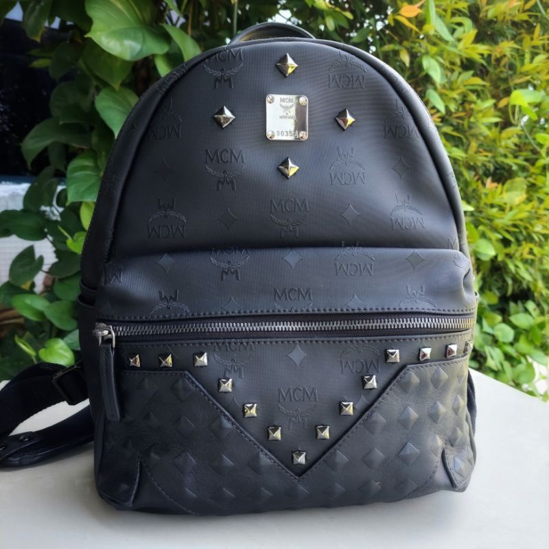 Preloved McM Backpack  Medium  Bag