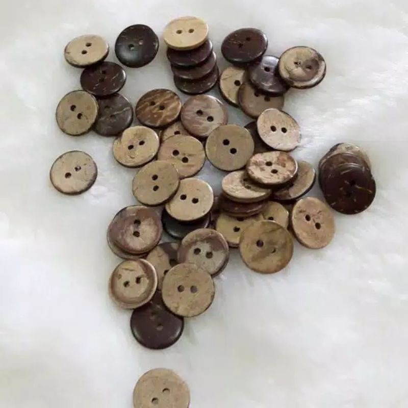Kancing Batok 13mm tanpa pernis 500 gram
