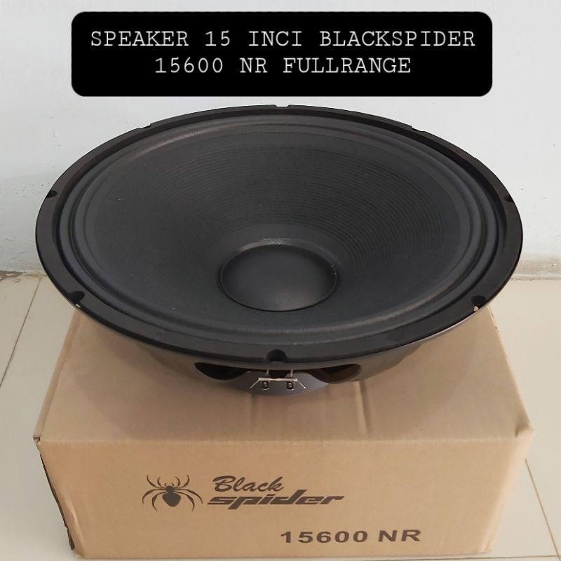 BLACK SPIDER Speaker 15 Inci BlackSpider 15600 MB Full Range 750 Watt