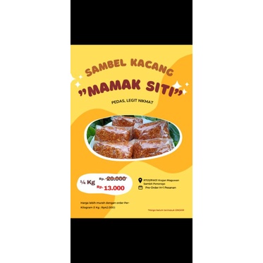 

SambelPecelMamakSiti