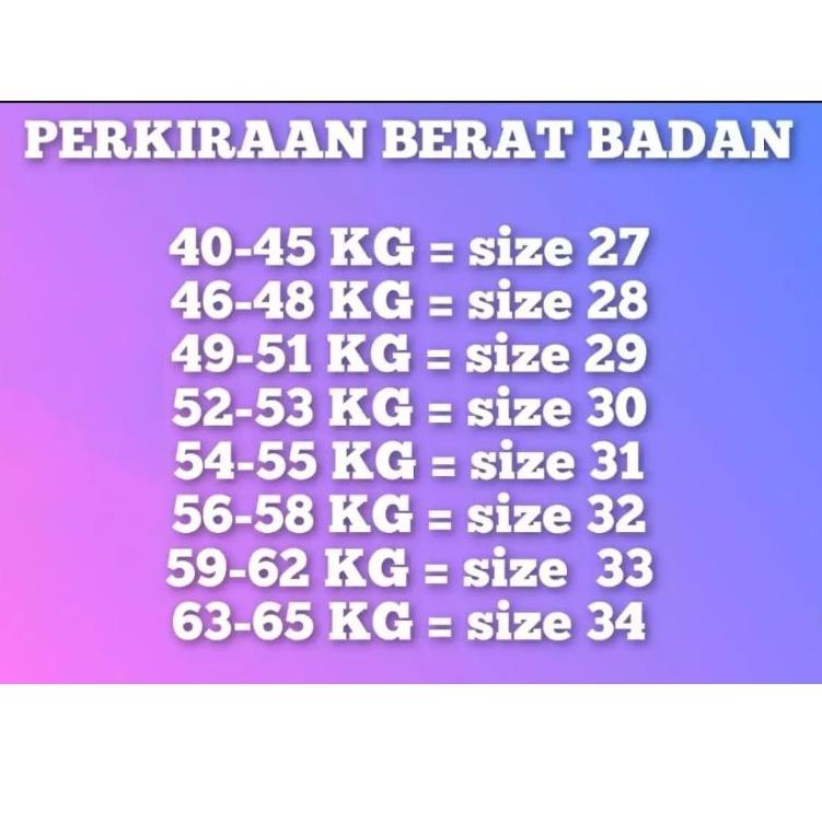 (MURAH) Highwaist Kulot Jeans Premium Jumbo Big Size /JUMBO KULOT BOYFRIEND JEANS SIZE 27-38 / CELAN