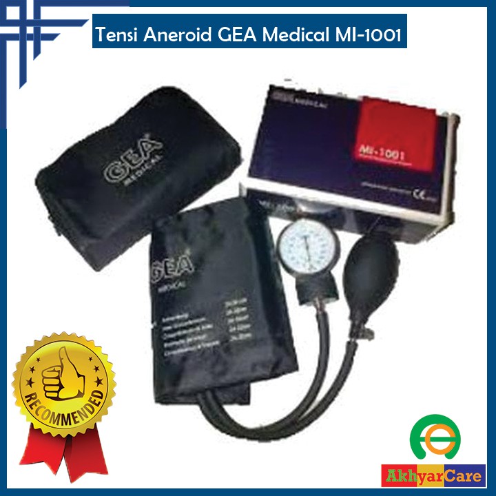 Tensimeter Alat Tensi Meter Aneroid GEA MI-1001 Tes Cek Ukur Tekanan Darah Original