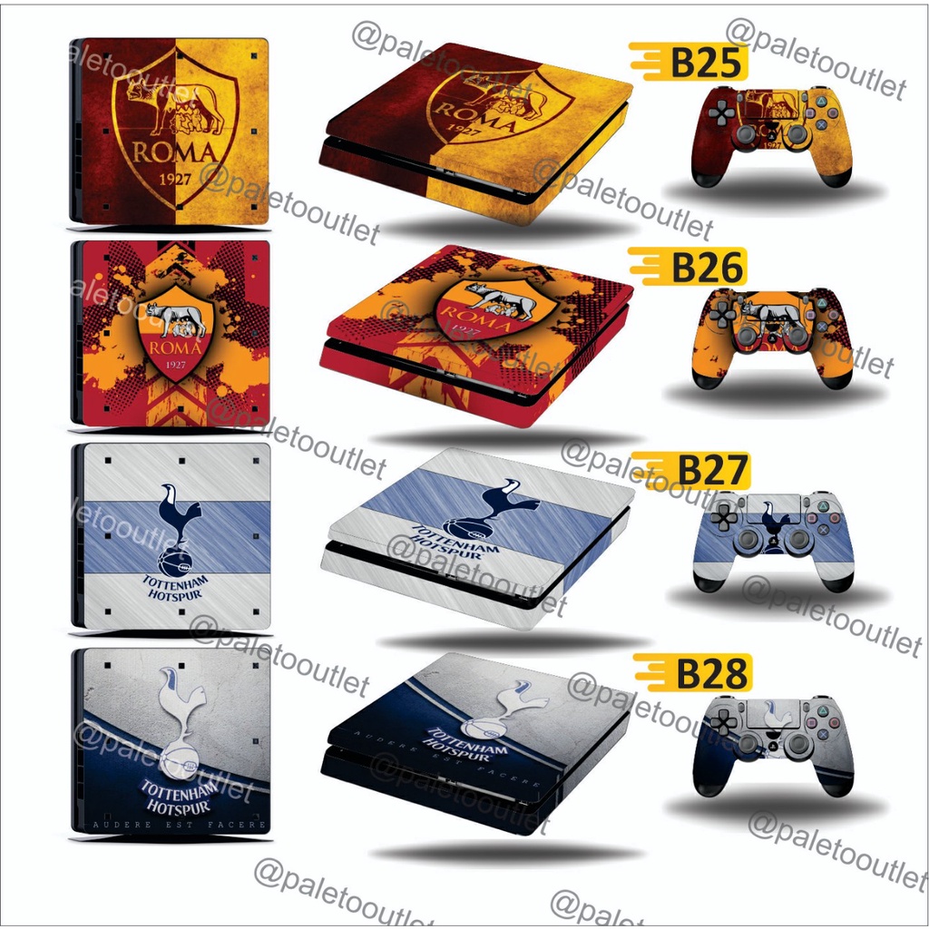 Sticker garskin ps4 fat ps4 slim ps4 pro klub bola