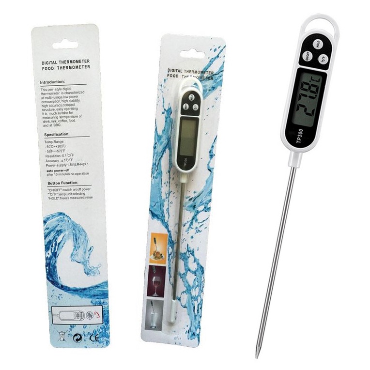 Termometer Digital LCD Makanan - Minuman / Digital Food Thermometer - TP300
