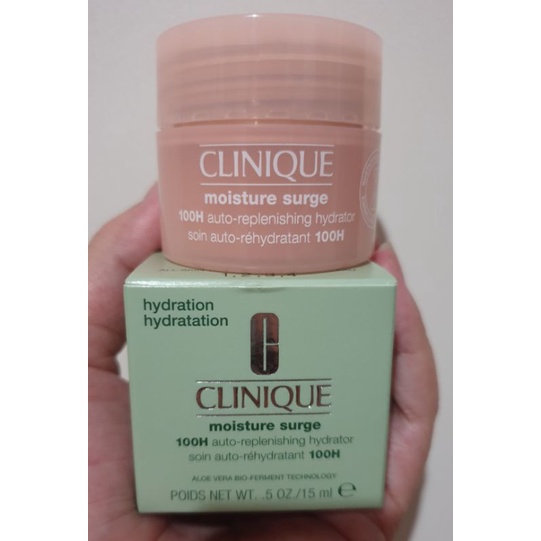 CLINIQUE MOISTURE SURGE 100H AUTO REPLENISHING HYDRATOR 15ml ORIGINAL