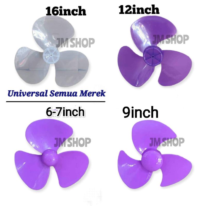 BALING BALING KIPAS ANGIN UNIVERSAL 7INCH 9INCH 12INCH 16INCH