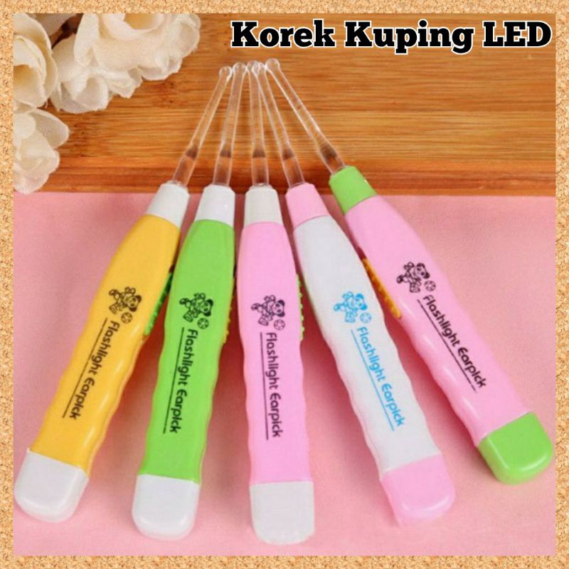 Korek Kuping LED Pembersih Telinga Senter Earpick Flashlight