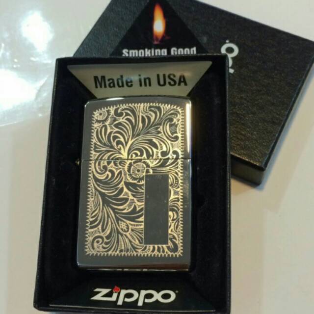 Original zippo 352 venetian chrome