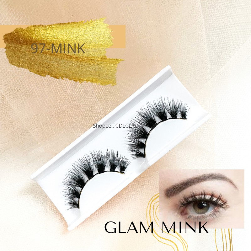 Sl24 - Glam Mink - Xanadu Plethora Lashes - Bulu Mata Palsu Atas - Strip Lash Shopee Indonesia