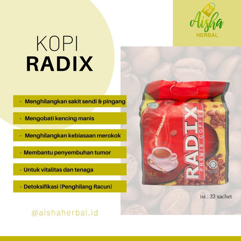 

Kopi Radix HPA isi 32 Sachet