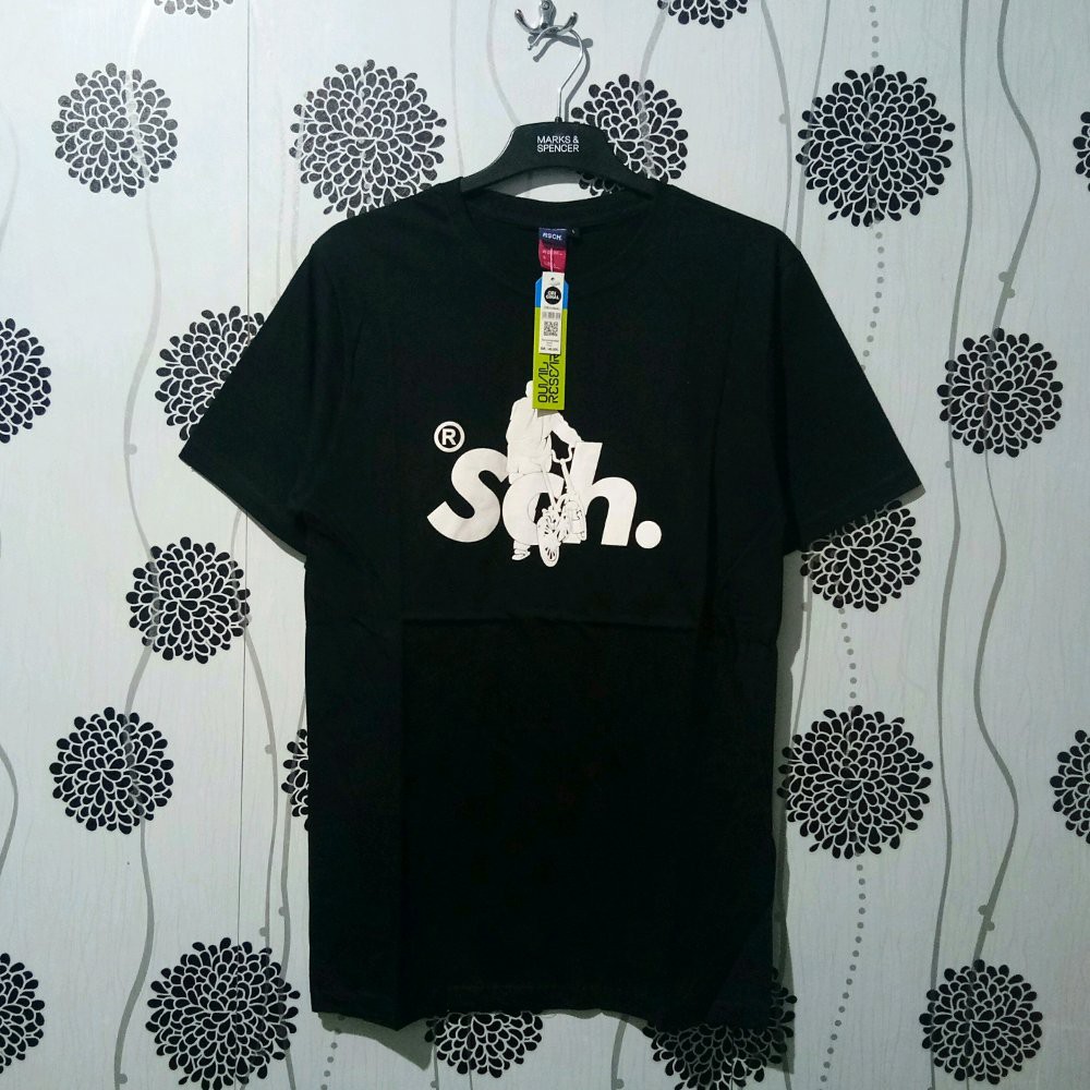  Jual  Baju Kaos  Distro  SCH Hitam By RSCH Simple New Art 