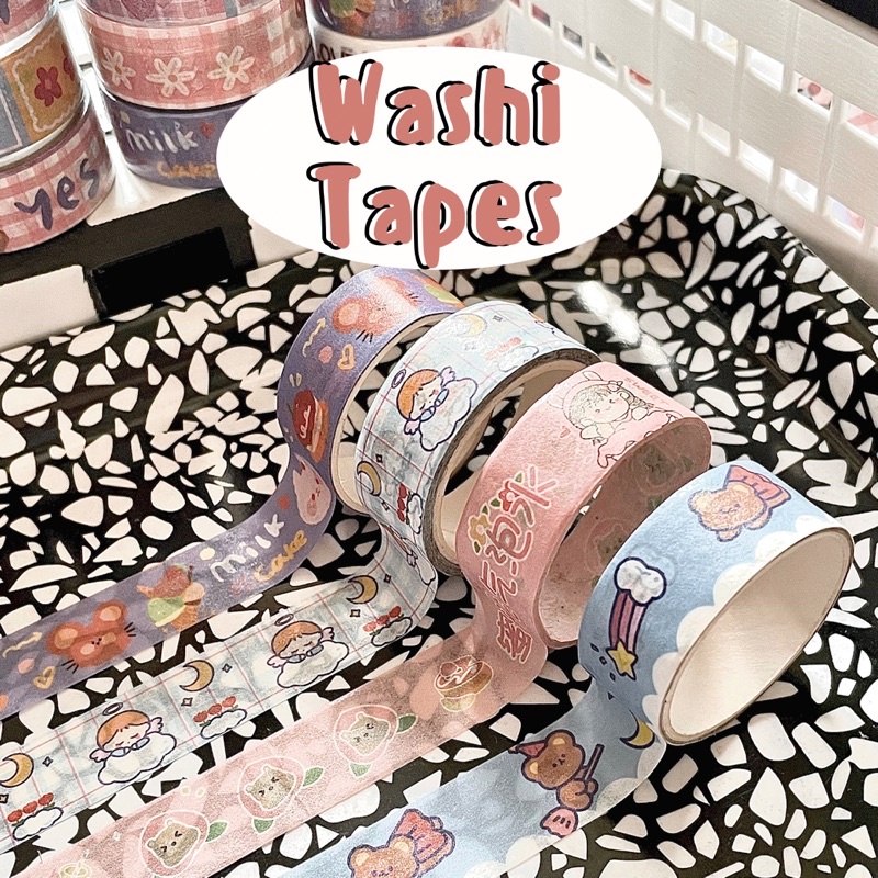 

washi tape aesthetics lucu [harga/1 roll]