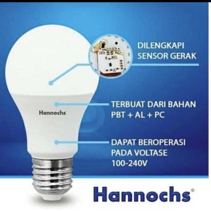 HANNOCHS LED Motion Sensor 13W Lampu Sensor Gerak Lampu HANNOCH Sensor