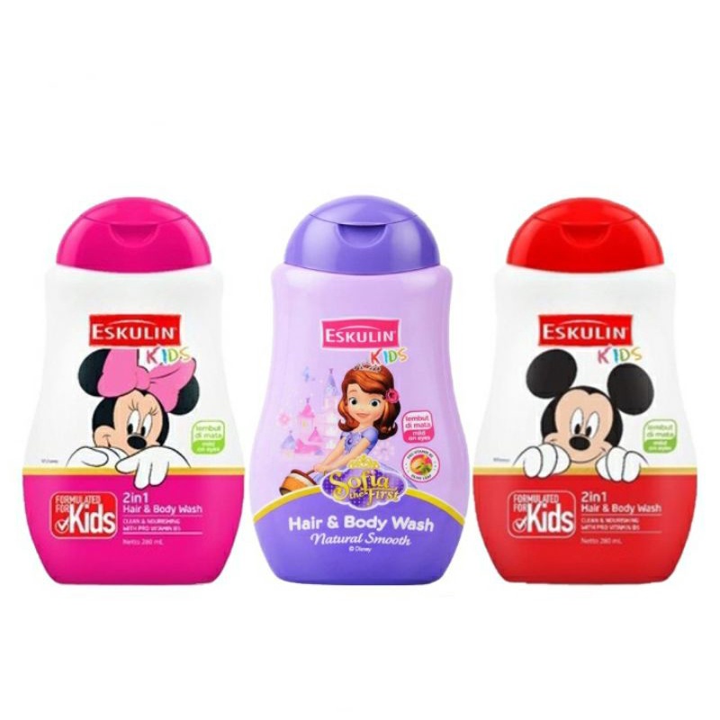 Eskulin kids Hair &amp; Body Wash 280ml