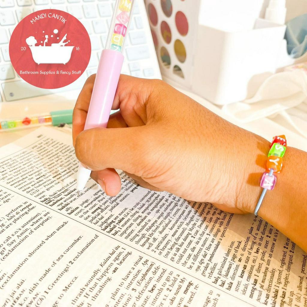 

pen DIY gelang kepala unicorn bolpen lucu imut unik bagus imut COD termurah