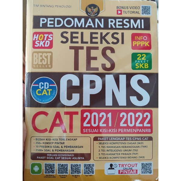 Pedoman Resmi Seleksi Tes Cpns Cat 2021/2022 sesuai kisi-kisi PERMENPANRB /Tim Binta