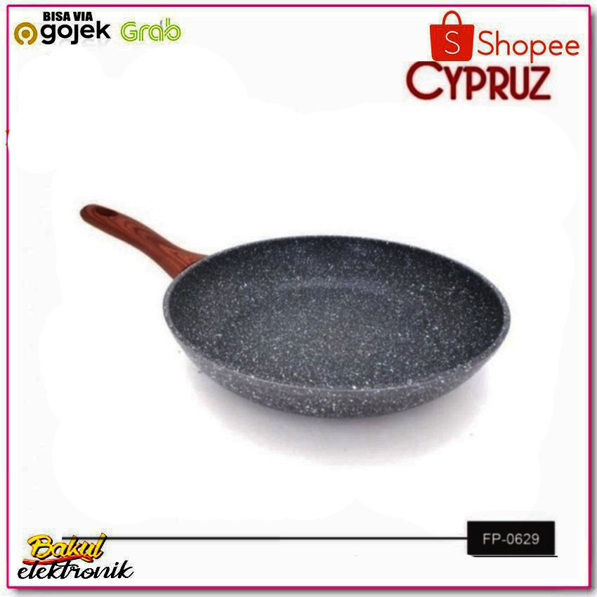 Cypruz FP-0629 Fry Pan Marble Granit Wajan Penggorengan 18 cm Premium wajan