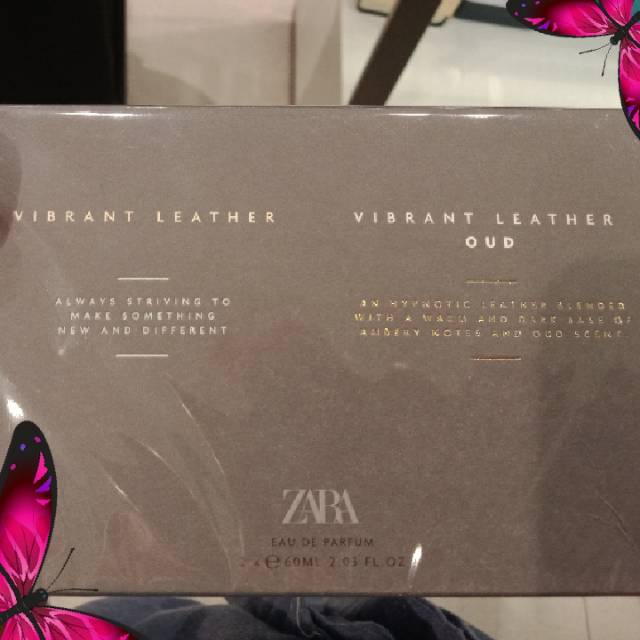 Parfum Zara Original - Vibrant Leather & Vibrant Leather Oud