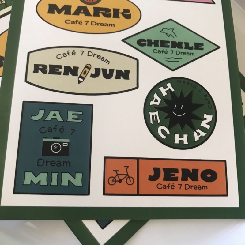 STICKER CAFE 7 DREAM / STICKER N C T DREAM