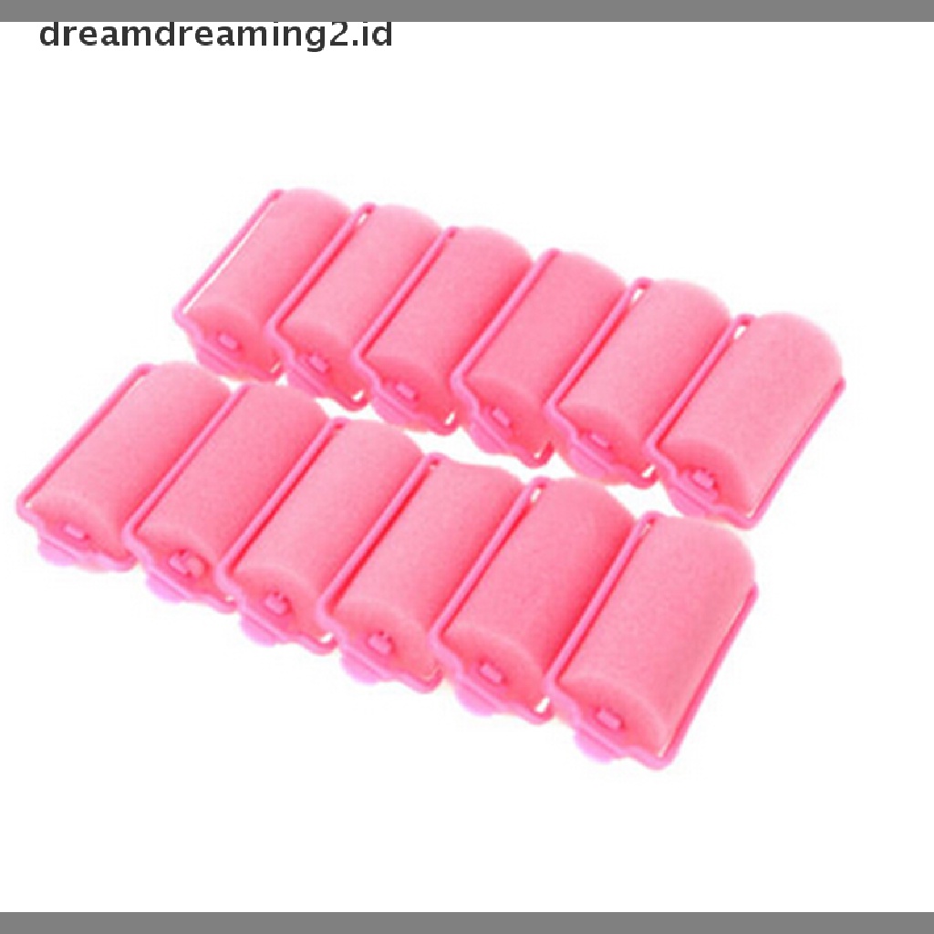 (LIKE) 12pcs / Kantong Spons Ajaib Untuk Keriting Rambut