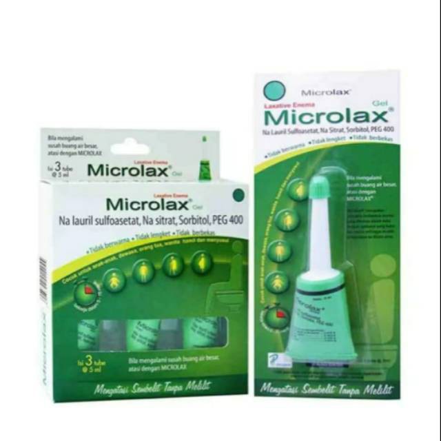 microlax gel cepat mengatasi sembelit- box isi 3 tube || melancarkan BAB || mengatasi sembelit