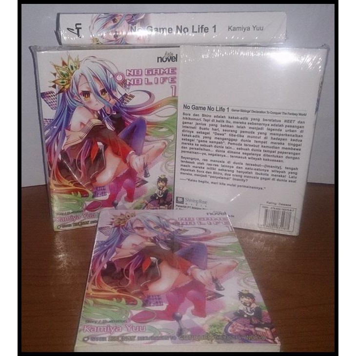 (Big Sale) No Game No Life Novel Ringan - Light Novel Indonesia