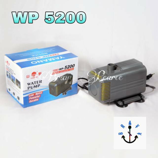 Pompa Kolam Ikan Koi 2.8 Meter- Mesin Air Terjun Celup Low Watt Submersible Aquarium Water Pump Yamano WP 5200