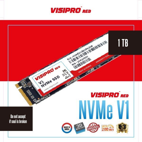 VISIPRO RED NVMe v1 SSD 1TB