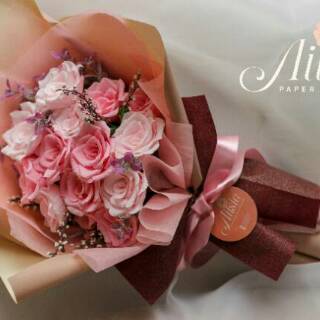 Rose Bouquet - Buket Bunga Mawar / Buket Wisuda / Hadiah Pacar & Ultah