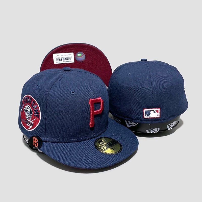 TOPI NEW ERA ORIGINAL 5950 ASG 1974 PITTSBURGH PIRATES NAVY UV MAROON