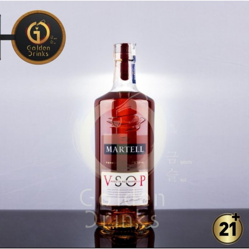 Martel VSOP Cognac Red Barrel 700ml + FREE SLOKI