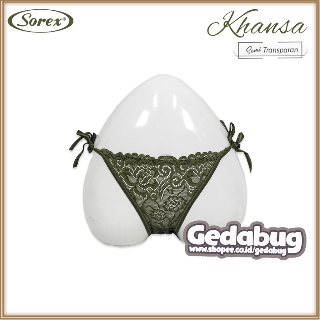 CD Wanita Sorex 16326 G-string Tali | Celana dalam wanita Sexy &amp; Beauty | Gedabug