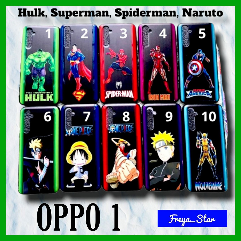 Hard Case Karakter Hulk superhero OPPO A33 A37 F A39 A57 A59 CASING  HARD CASE SILIKON LUCU CASING