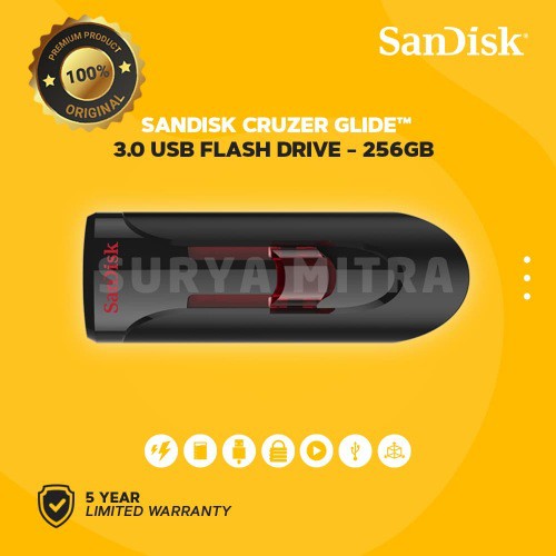 Sandisk Cruzer Gilde 256GB Flash Disk USB 3.0 / CZ600 / CZ 600