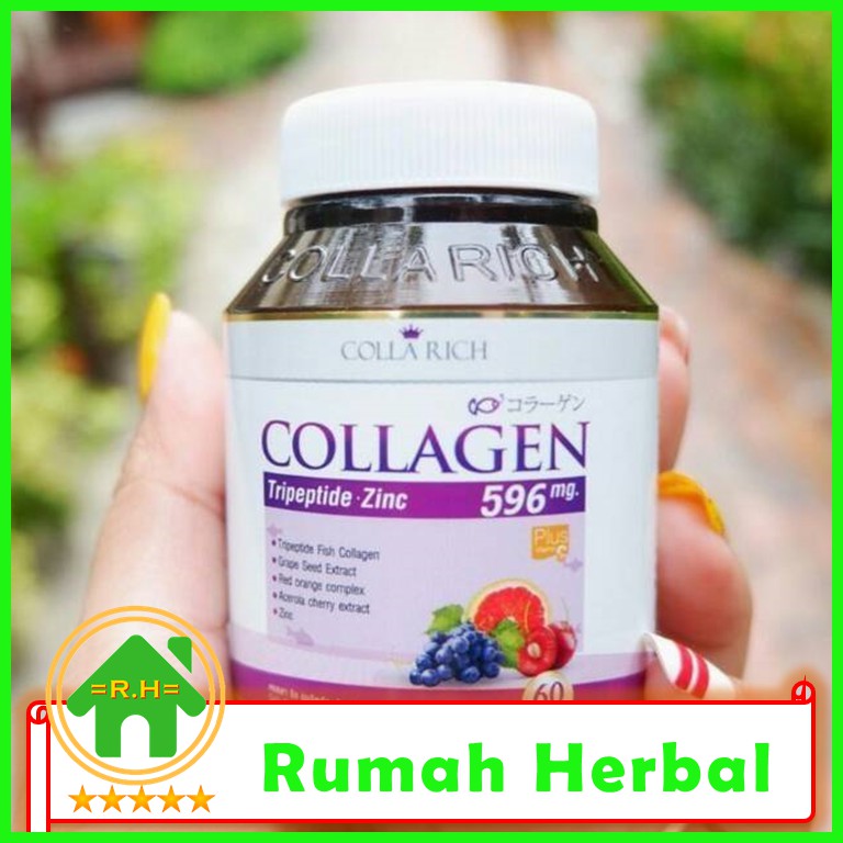 Penghilang Jerawat Colagen Collarich Thailand 60 kapsul