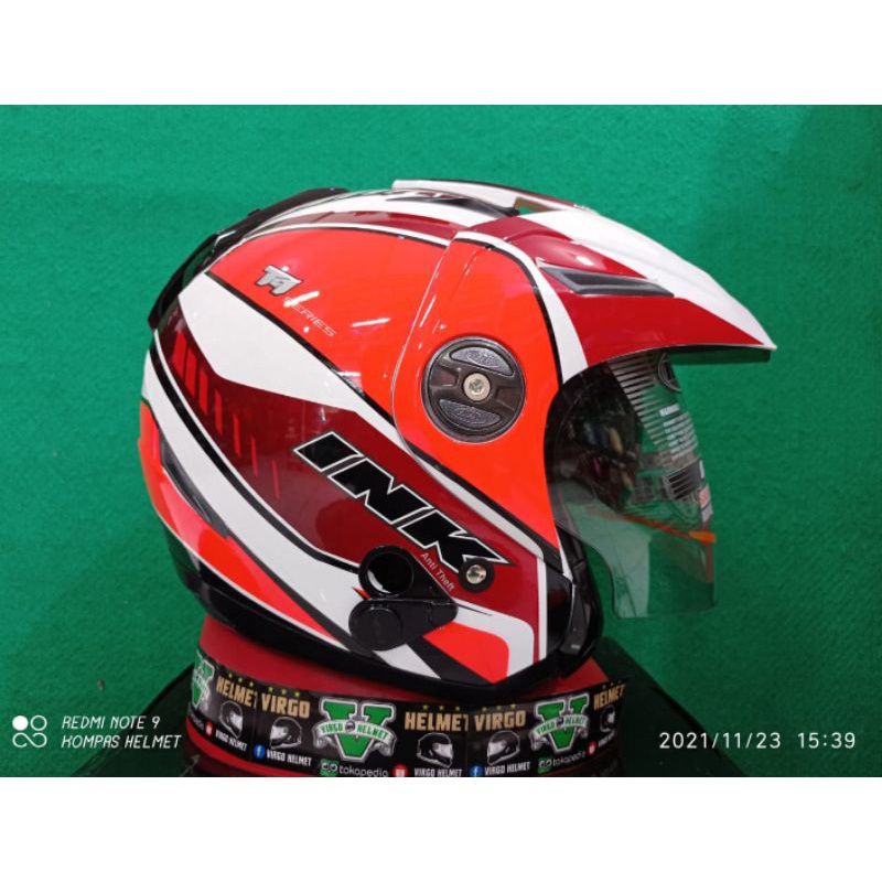 INK T1#3 WHITE RED FLUO RED