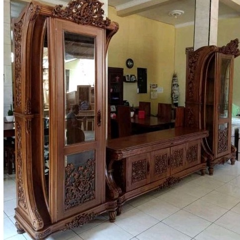 BUFET TV PAJANGAN JATI JEPARA