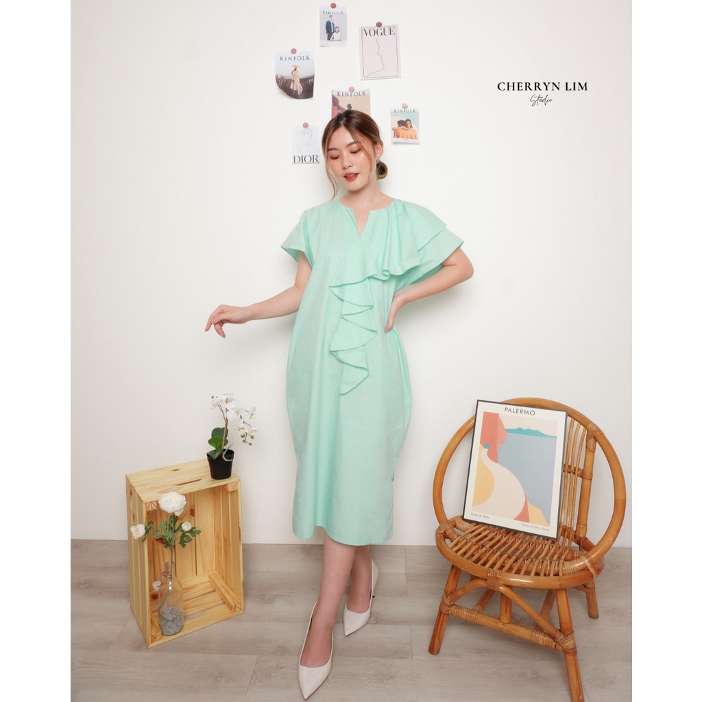 Cherryn Lim - Lanvin Dress Tiffany Blue