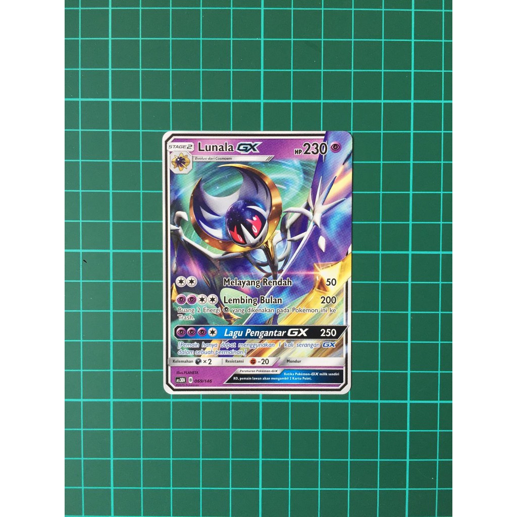 Lunala GX TD Kartu Pokemon TCG Indonesia