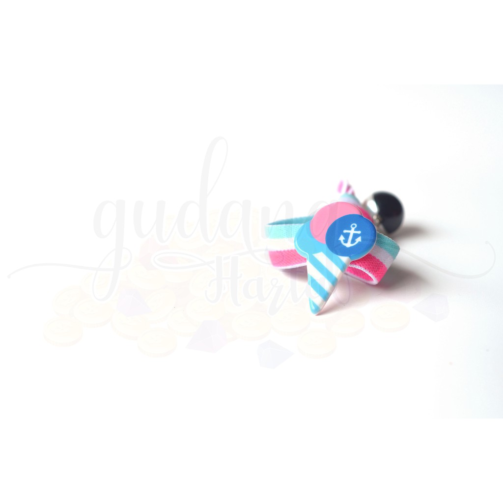 Ikat Rambut Karet Sailor Series Kapal Boat Bird Whale Ice Cream Korea Lucu Unik GH 201321