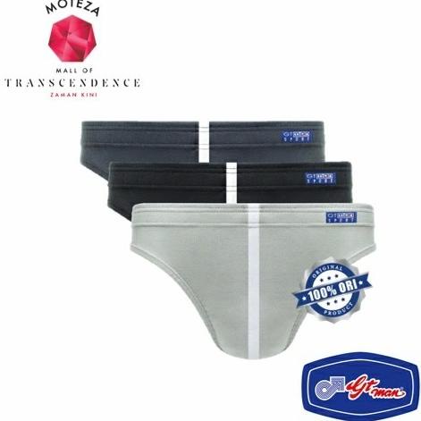 Celana Dalam Underwear Brief Pria - Gt Man Gtf05 Sport - Isi 3 Pcs