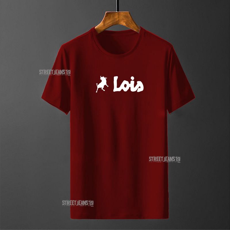 Kaos Distro Pria Wanita Lois origina Bahan Premium