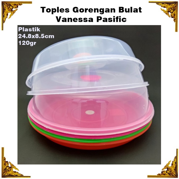 Tempat Kue/Tempat Gorengan Bulat Vanessa Pasific