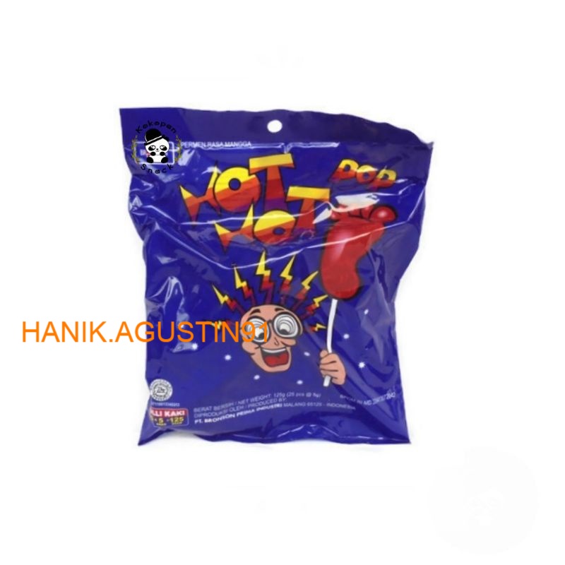 

Permen hot hot Pop / permen hot kaki (1 pack isi 25 pcs)